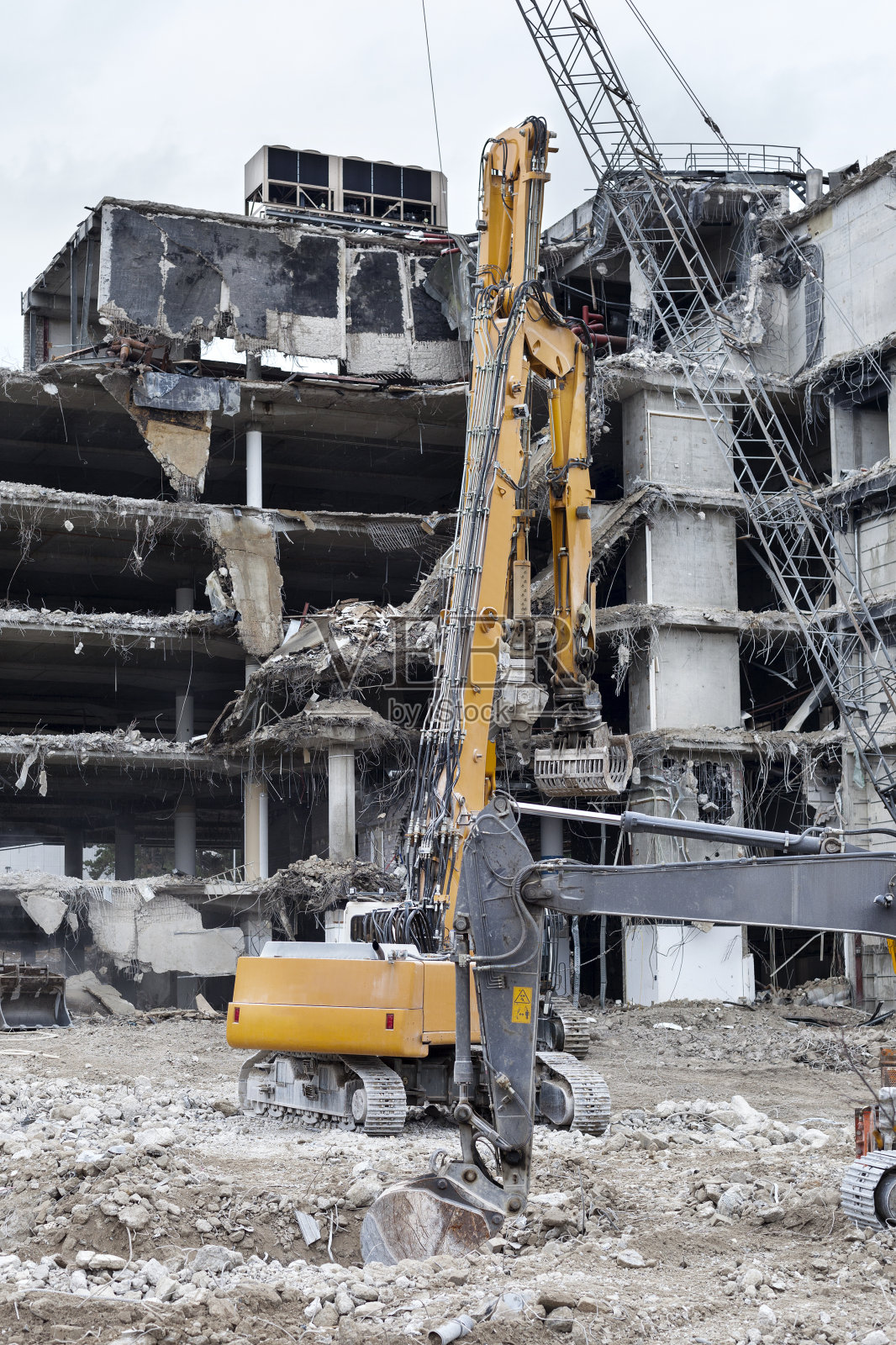 拆除建筑物照片摄影图片