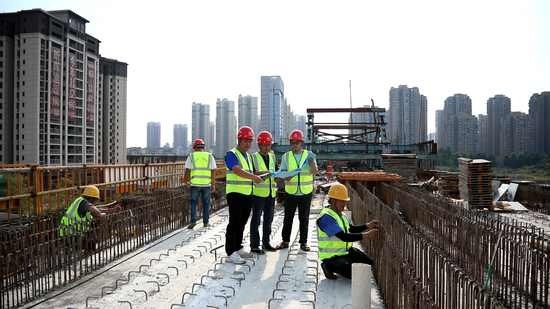 重庆市域快线璧铜线节点工程全力冲刺铜梁站建设